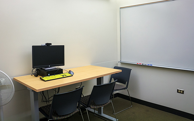 Accessible study room interior